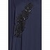 Premium Kaftan with patch work- Navy Blue